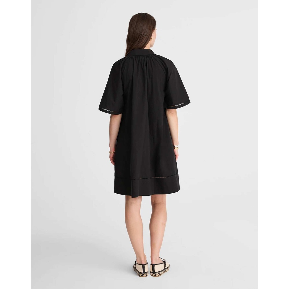 Madewell Black V-Neck Mini Dress - Picture 2 of 10